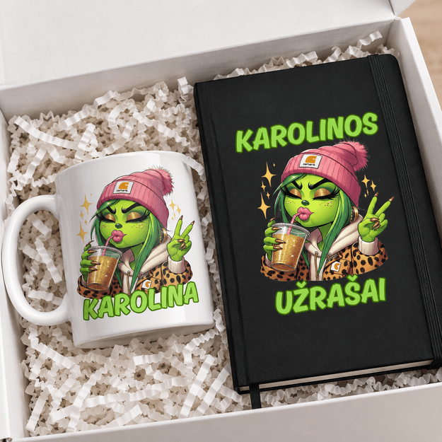 Dovanų rinkinys MERGYČKA su norimu vardu