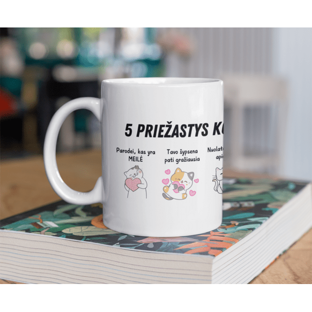 Puodelis 5 PRIEŽASTYS KODĖL TAVE MYLIU
