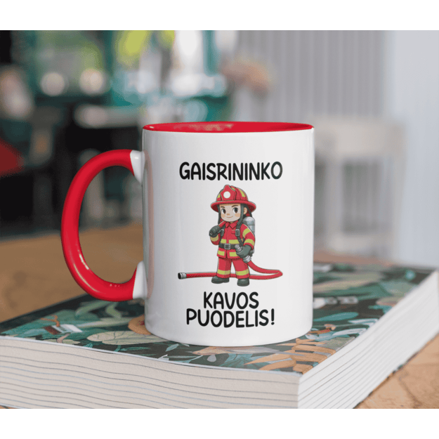 Puodelis GAISRININKO KAVOS PUODELIS