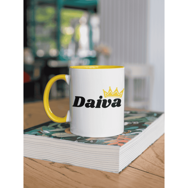Puodelis DAIVA (VARDĄ GALIMA RINKTIS)