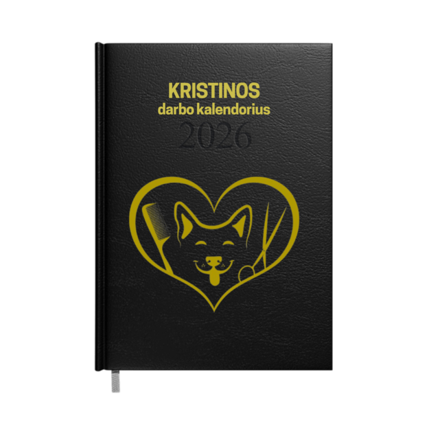 2026 m. darbo kalendorius ŠUNŲ KIRPĖJAI (SU NORIMU VARDU)