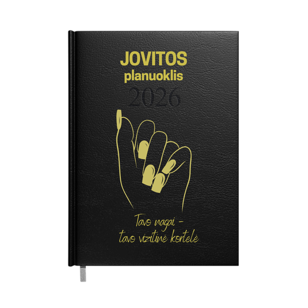 2026 m. darbo kalendorius NAGŲ MEISTRĖ (SU NORIMU VARDU)