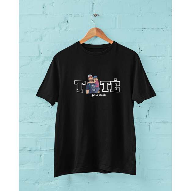 Marškinėliai TĖTĖ su animuota nuotrauka