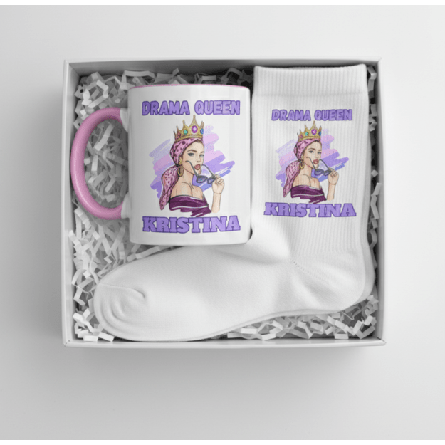 Dovanų rinkinys DRAMA QUEEN (SU NORIMU VARDU)