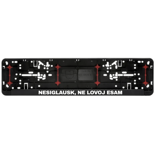 WURTH numerių rėmelis NESIGLAUSK, NE LOVOJ ESAM