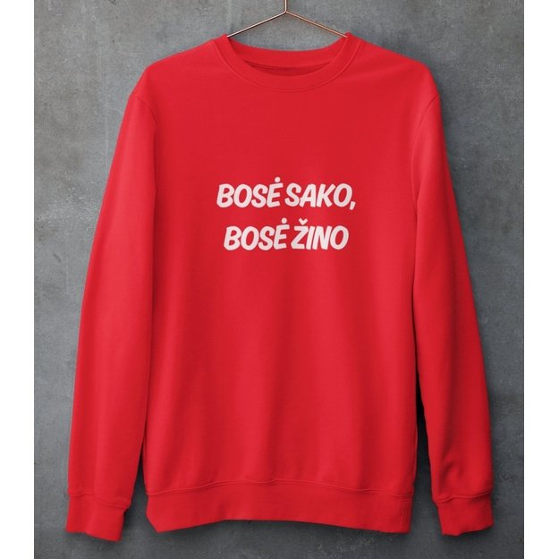 Džemperis BOSĖ SAKO, BOSĖ ŽINO