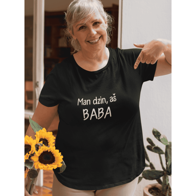Moteriški marškinėliai MAN DZIN AŠ BABA