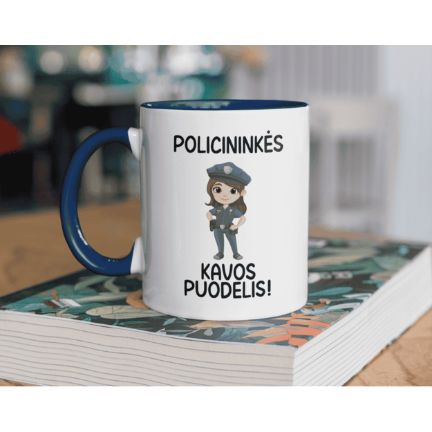 Puodelis POLICININKĖS KAVOS PUODELIS