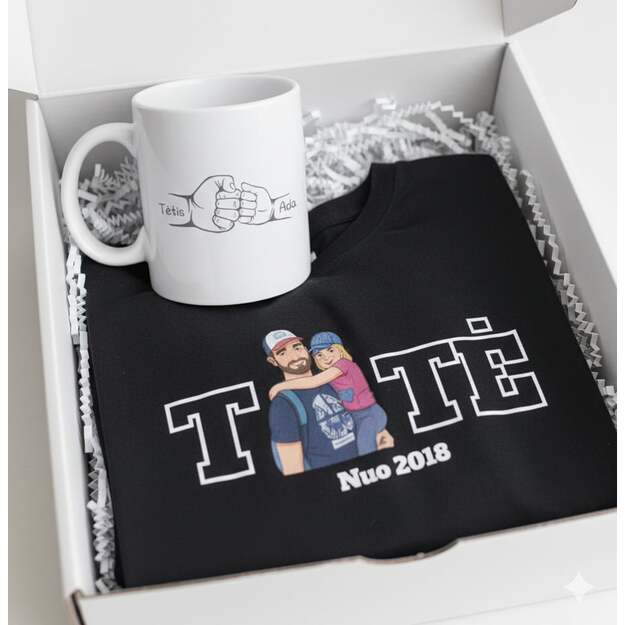 Dovanų rinkinys TĖTĖ su animuota nuotrauka