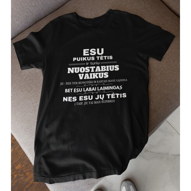 Vyriški marškinėliai ESU NUOSTABUS TĖTIS