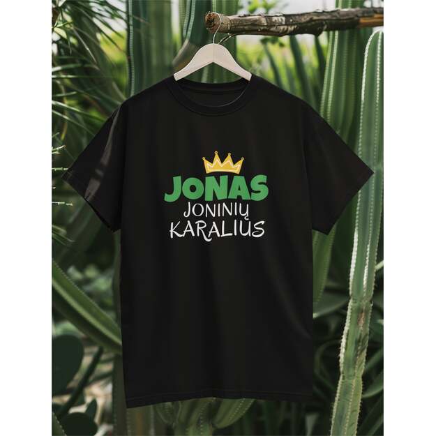 UNISEX marškinėliai JONAS JONINIŲ KARALIUS 