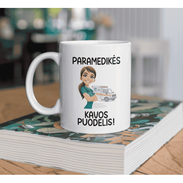 Puodelis PARAMEDIKĖS KAVOS PUODELIS