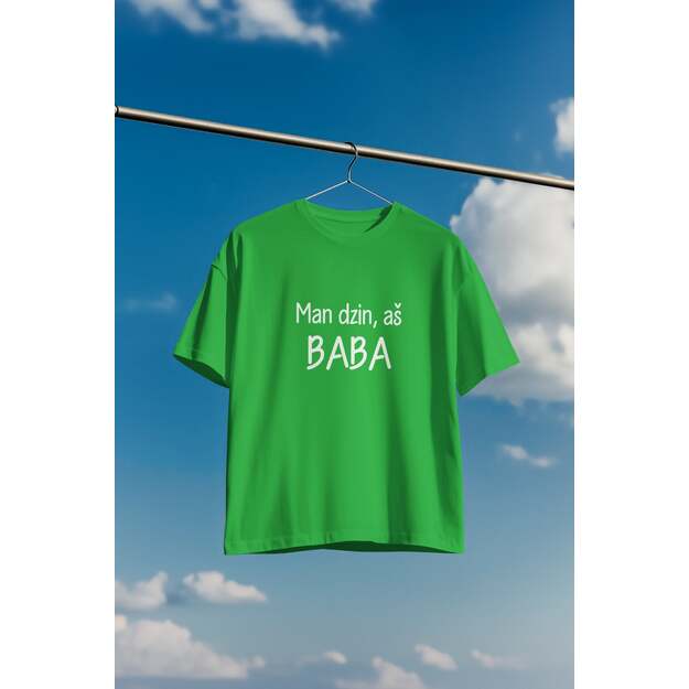 Unisex marškinėliai MAN DZIN AŠ BABA