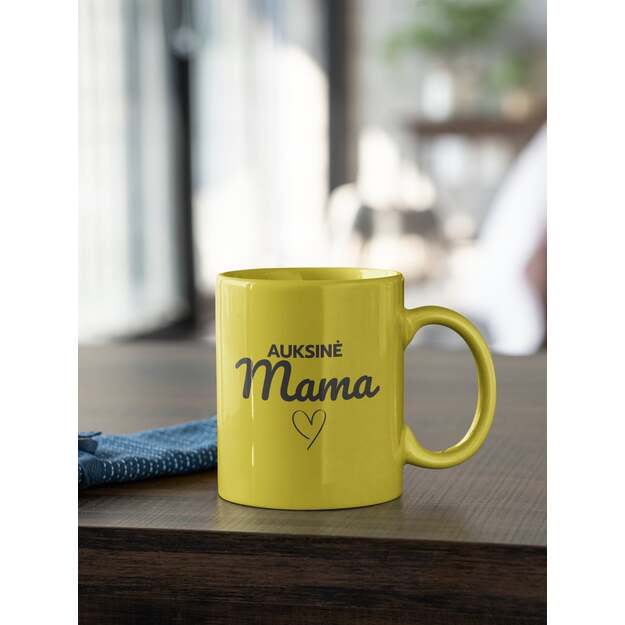 Puodelis AUKSINĖ MAMA