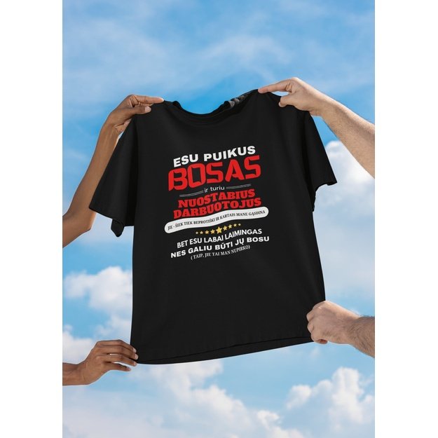 unisex marškinėliai ESU PUIKUS BOSAS