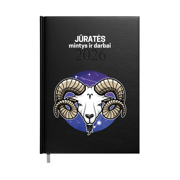 2026 m. darbo kalendorius ZODIAKO ŽENKLAS