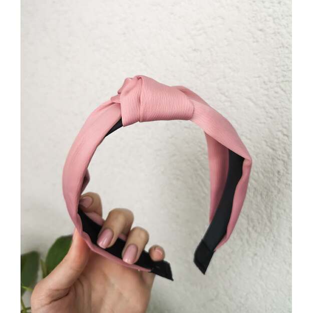 Turbano stiliaus plaukų lankelis "Pink"